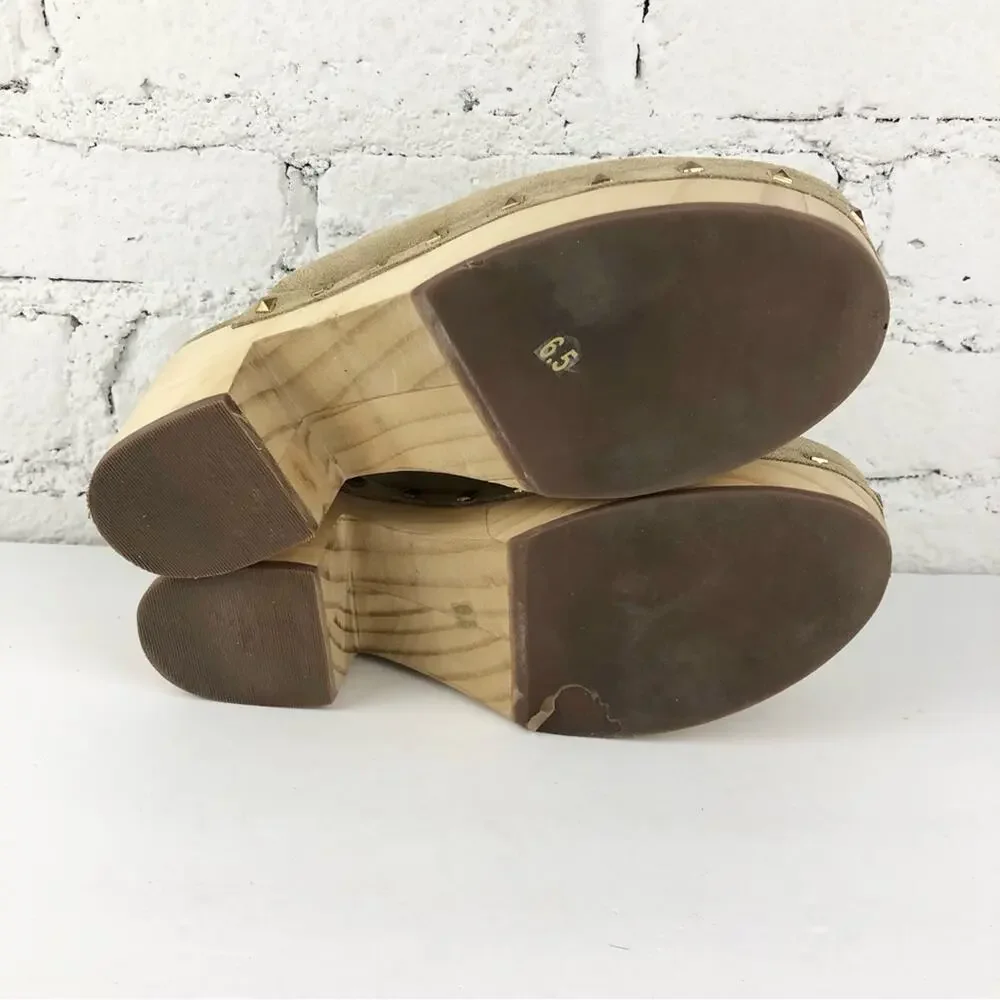 Steve Madden Brooklyn Wood Platform Heels